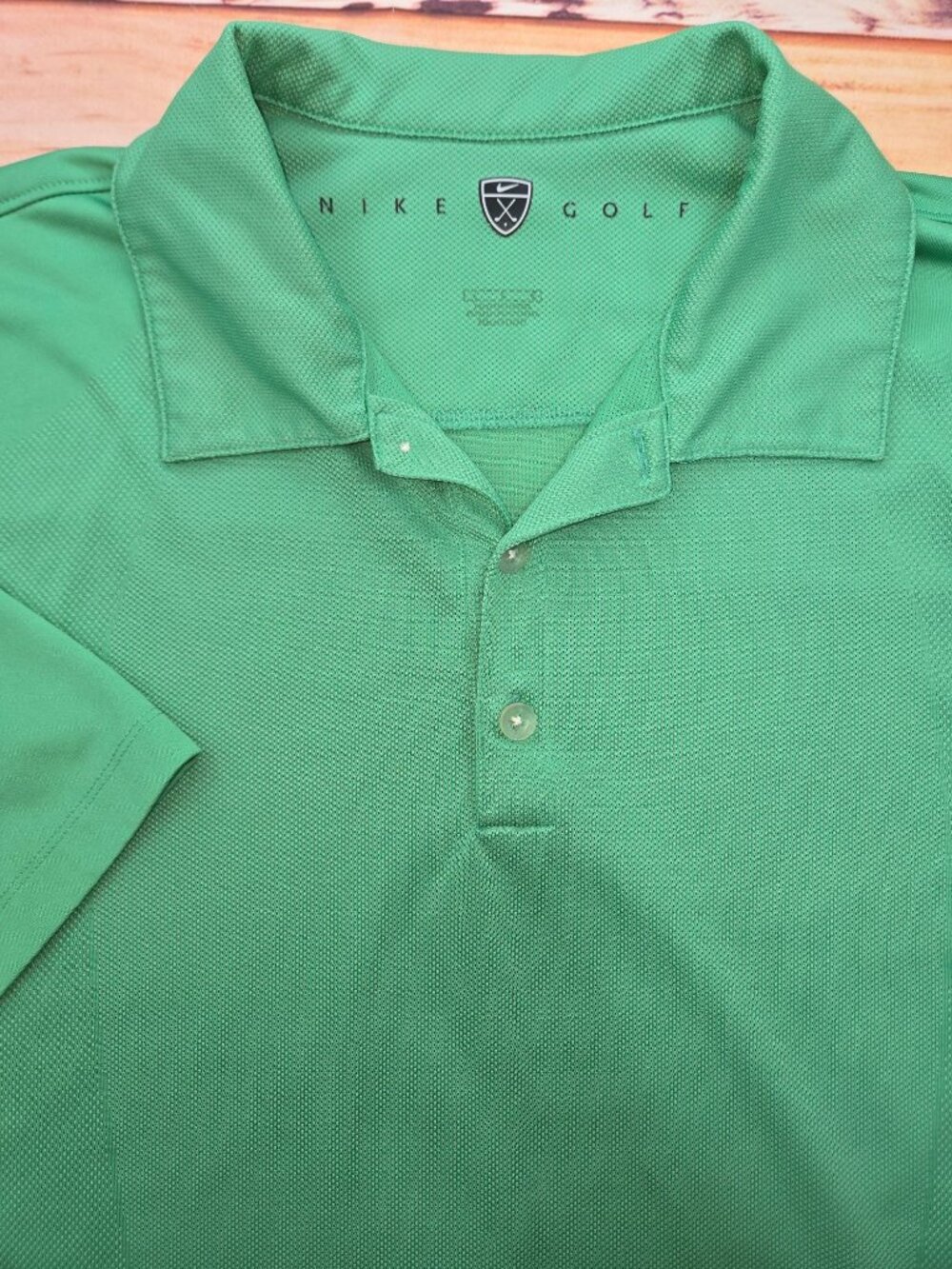Nike Golf Mens Green Performance Polo Medium